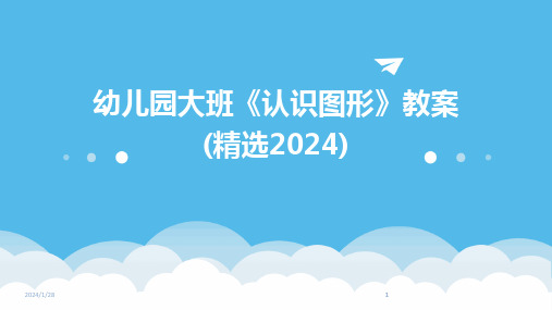 2024版幼儿园大班《认识图形》教案(精选)