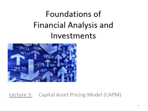 资本资产定价模型CAPMppt课件