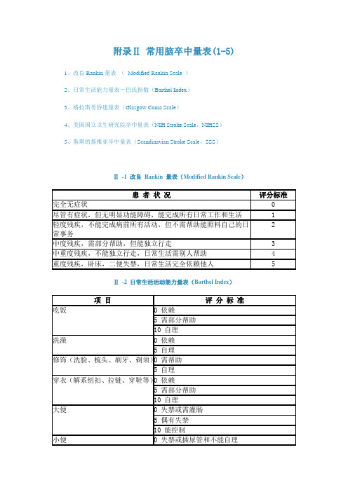 改良Rankin量表