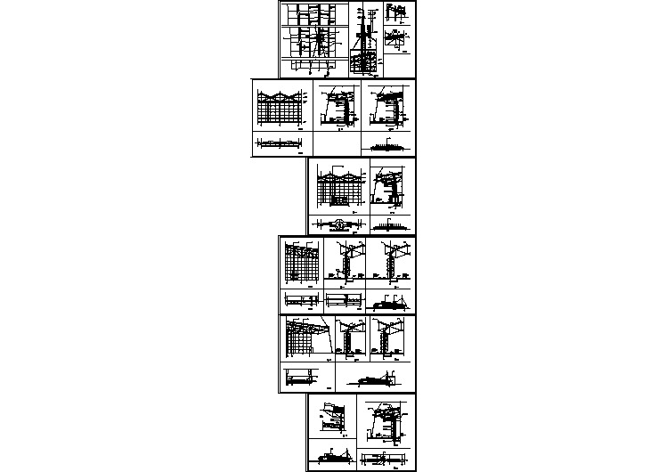 某地大型的会展中心建筑cad设计图纸（全套）