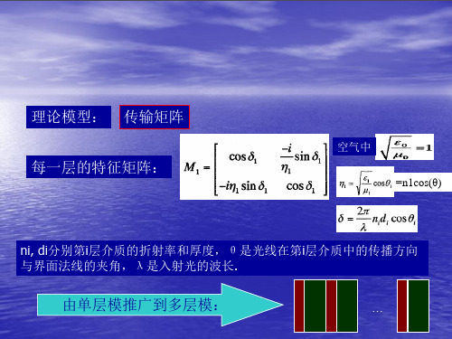 光子晶体传输矩阵PPT课件