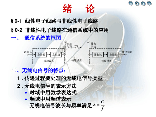 线性电子线路与非线性电子线路(1)