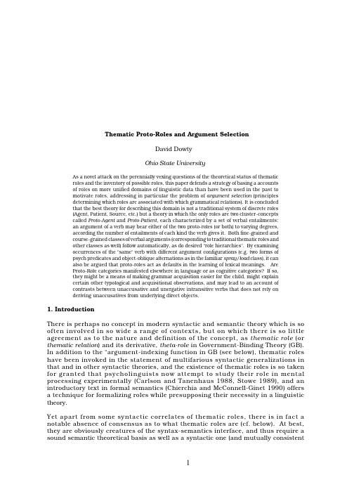 thematic proto-roles and argument selection