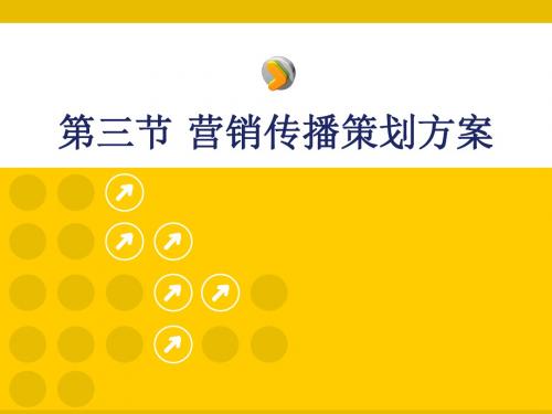 第三节营销传播策划方案