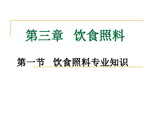 第三章饮食照料-第四章排泄照料