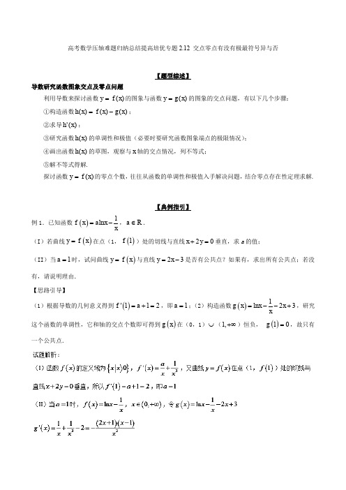 高考数学压轴难题归纳总结提高培优专题2