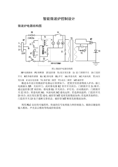 09325332智能微波炉控制设计