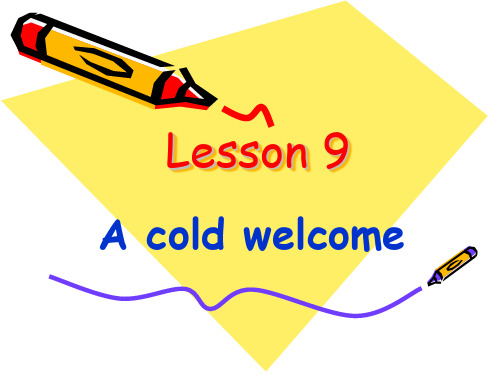 (完整版)新概念英语第二册课件(lesson9Acoldwelcome)