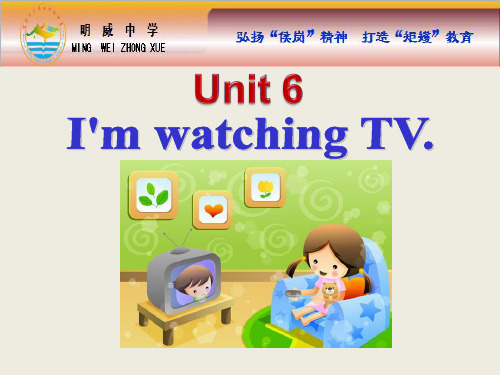 I'm watching TV课件