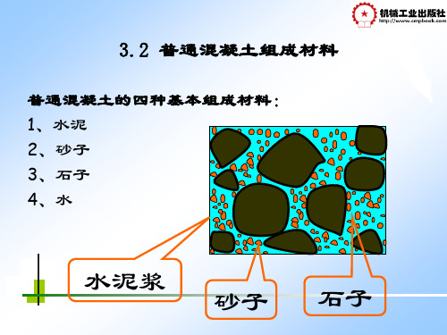 普通水泥混凝土的组成材料