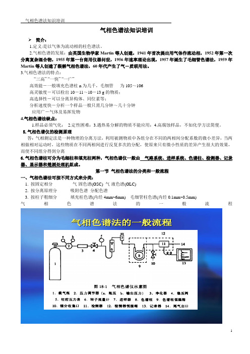 气相色谱法知识培训