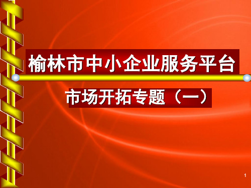 市场开拓专题(一)市场开拓十步骤PPT课件