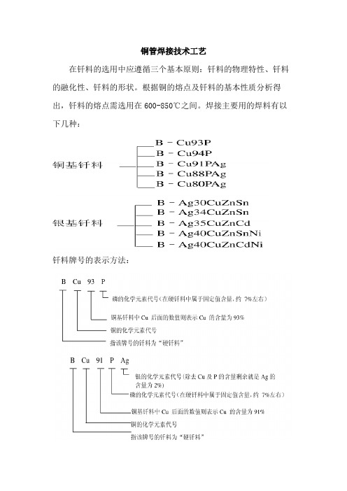 铜管焊接技术工艺