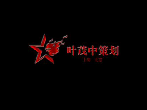 【策划方案】叶茂中策划大红鹰品牌塑造方案