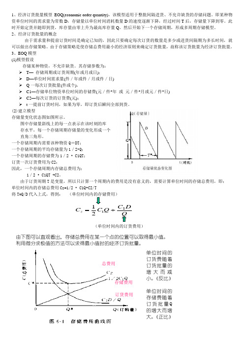 EOQ经济模型