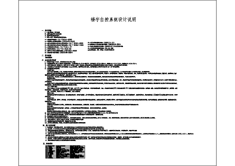 楼宇自控系统BAS设计说明模板