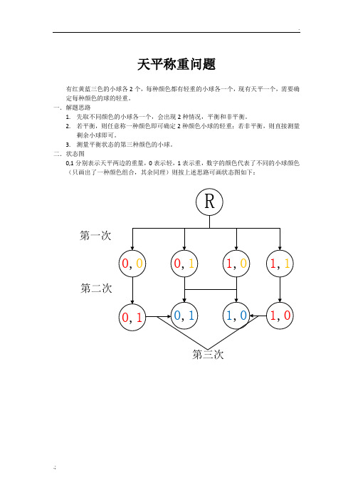 天平称重问题