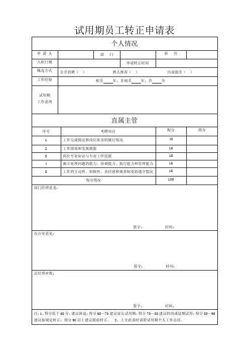 试用期员工转正申请表_10