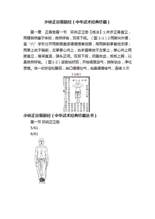 少林正宗易筋经（中华武术经典珍藏）