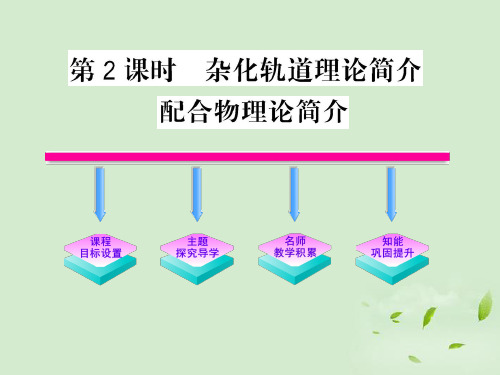 杂化轨道理论简介-配合物理论简介