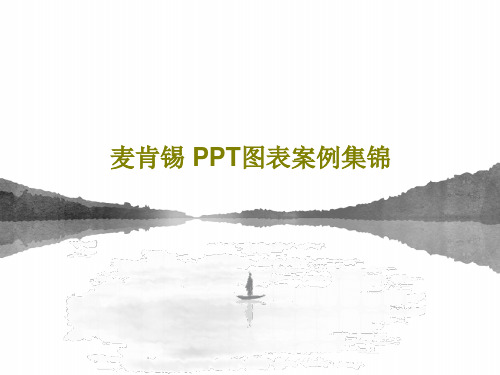 麦肯锡 PPT图表案例集锦75页PPT