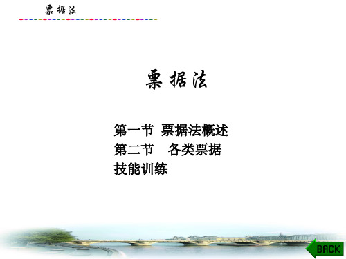 经济法课件：票据法