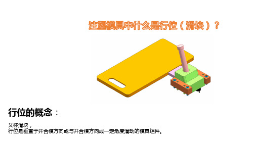 塑胶模具工件名称-行位