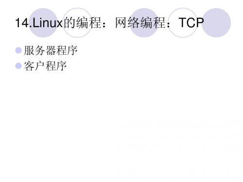 Linux网络编程