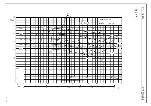 水泵选型样本125X100-400