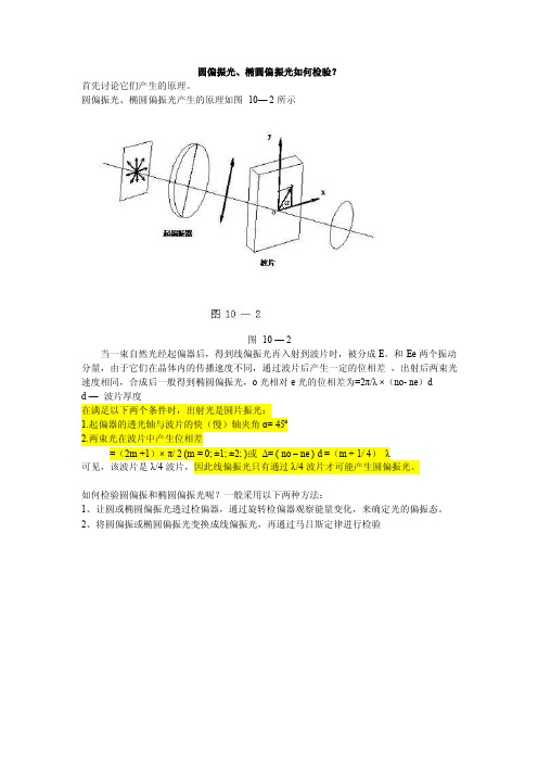 圆偏振光、椭圆偏振光如何检验？【最新】