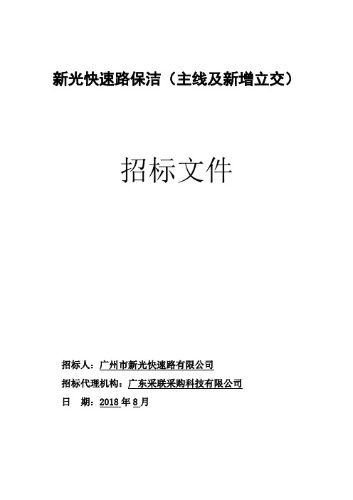 新光快速路保洁主线及新增立交