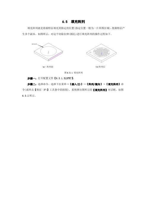 Solidworks培训及考证 6.5  填充阵列