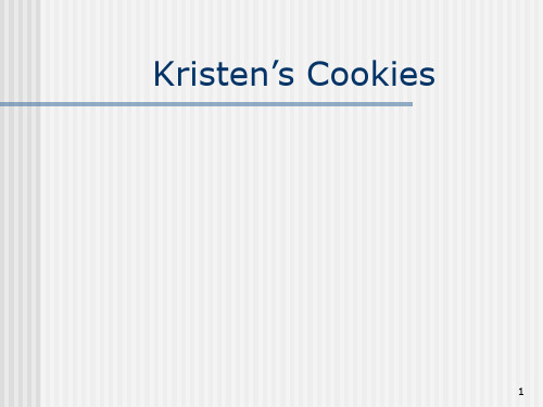 Kristen's Cookies (Handout)