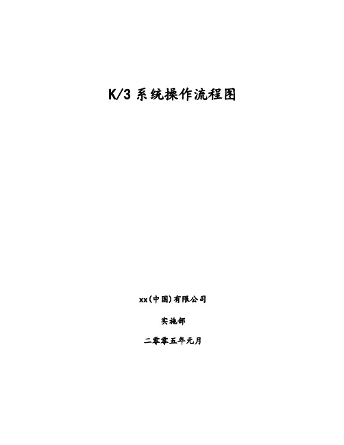 K3系统操作流程图