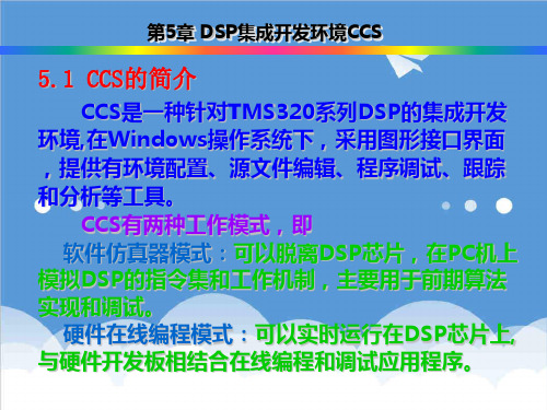 环境管理-DSP集成开发环境CCS 精品