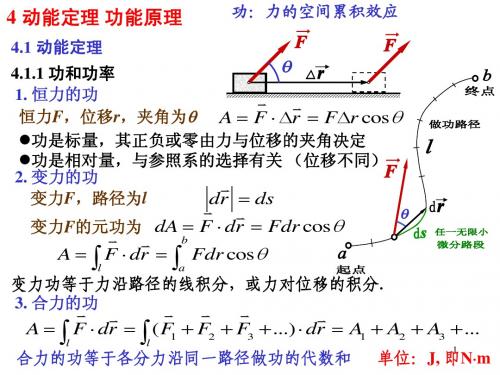 2013 动能定理 功能原理