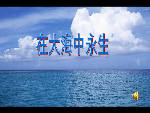 在大海中永生课件