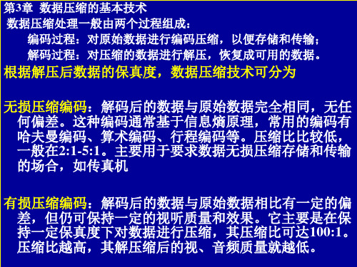 河北科技大学多媒体通信技术基础第三章