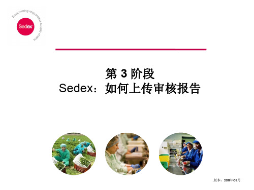 Sedex网站上如何上传审核报告向导操作指南