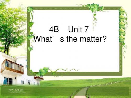 译林小学英语4B Unit7优秀课件