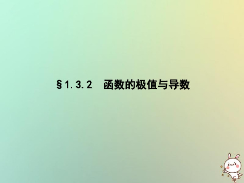 2020学年高中数学第1章导数及其应用1.3导数在研究函数中的应用1.3.2函数的极值与导数课件新人教A版选修2_2