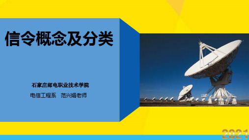 信令概念及分类课件优秀文档