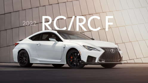 2022 Lexus RC RC F 产品规格与说明书