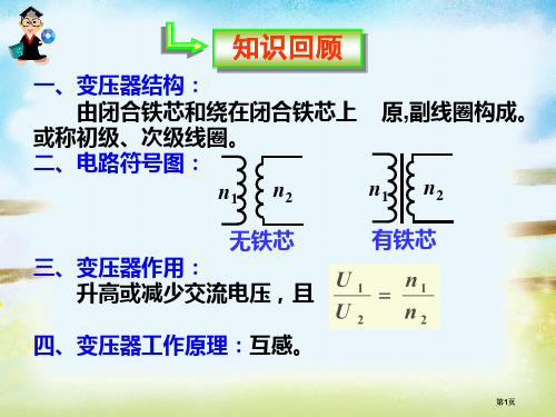 物理选修高压输电公开课一等奖优质课大赛微课获奖课件