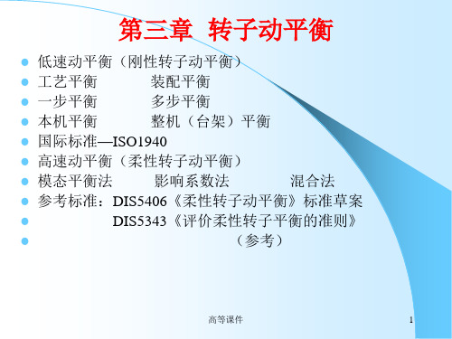 转子动平衡教程六节课全【高等教育】