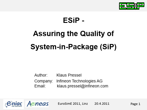 EuroSimE-2011-ENIAC-session-ESiP