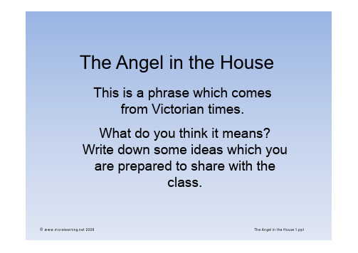 theangelinthehouse