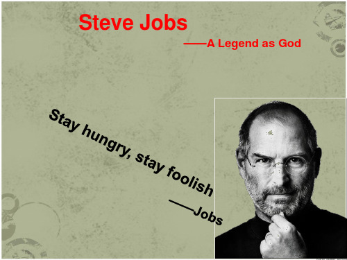 Steve_Jobs乔布斯英文介绍