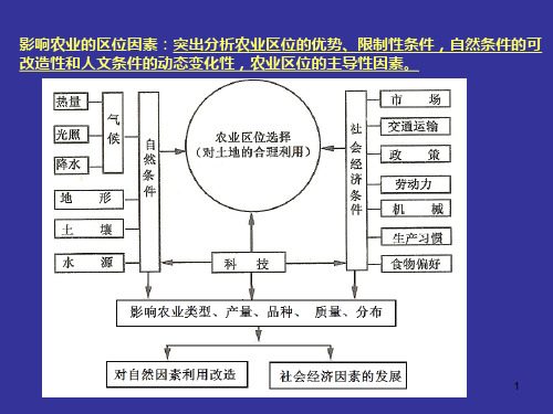 地理高考农业知识点整理