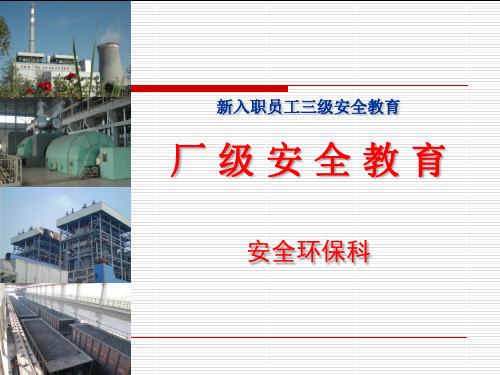 热电厂厂级安全教育.ppt